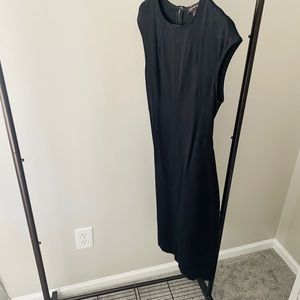 Black fitted dress